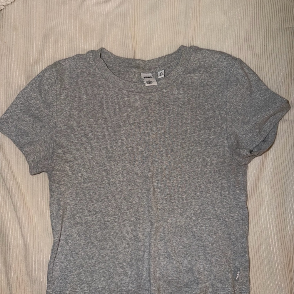 Aritzia Women's Short Sleeve Tee — Heather Gray